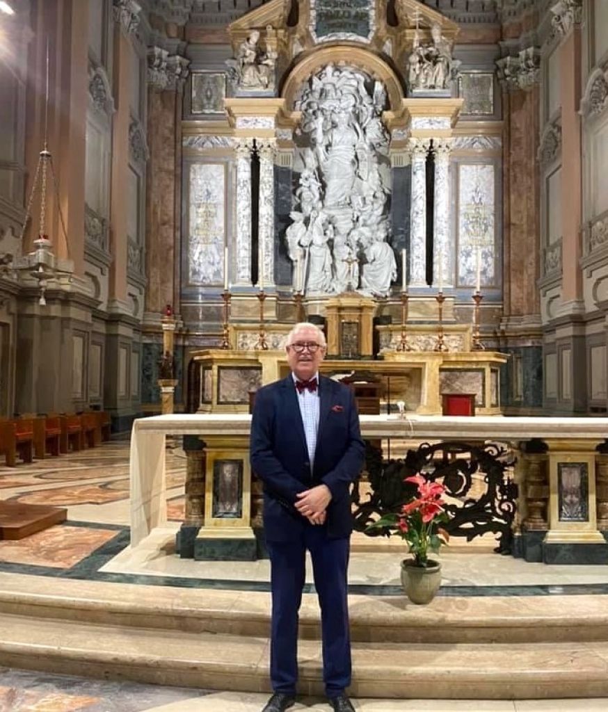 L'organista Colin Andrews a Valenza